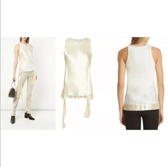 💖Helmut Lang hem drape tank💖size S, NWT - Picture 4 of 9